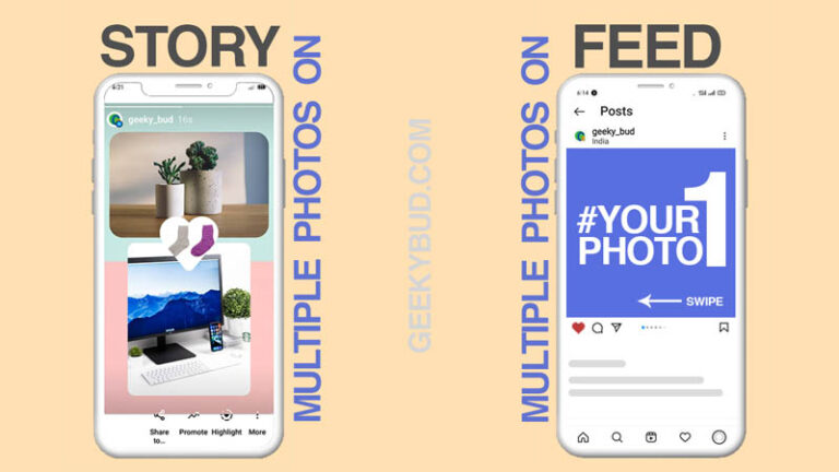 How to post multiple photos and images on Instagram story and feed