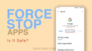 Feature image for app force stop in android